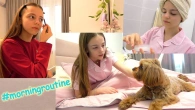 Мій РАНОК у вихідний день VS перед ШКОЛОЮ влог My little Nastya