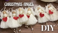 РІЗДВЯНІ ЯНГОЛЯТА ІЗ ПРЯЖІChristmas Angel DIY