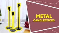 Metal candlesticks