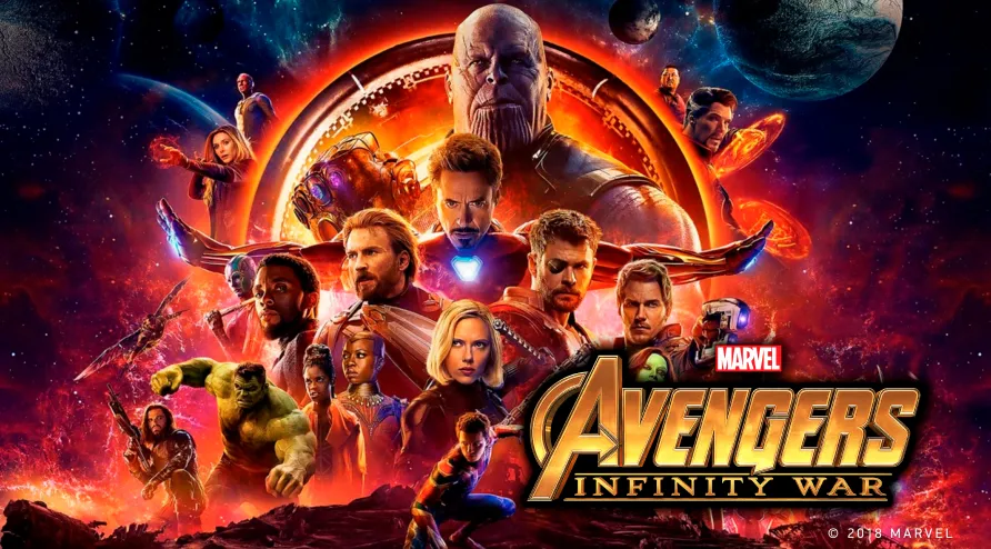 Poster for the movie Avengers: Infinity War