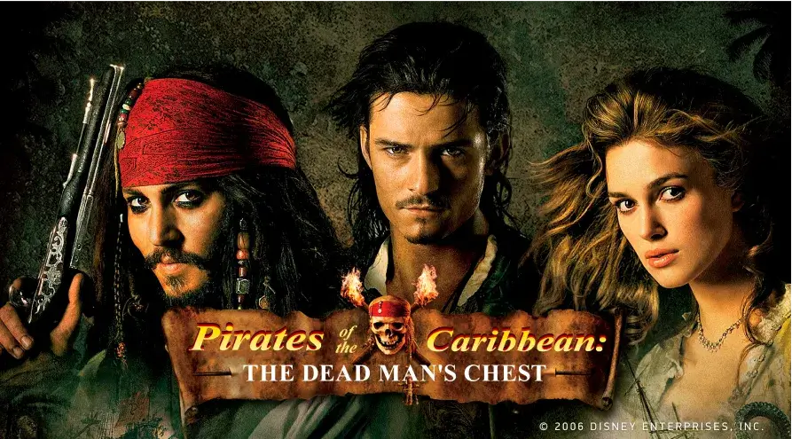 Poster for the movie Pirates of the Caribbean: Dead Man's Chest