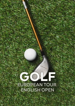 Golf. European Tour. English Open