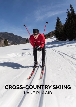 Cross-Country Skiing. Lake Placid