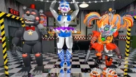 АНИМАТРОНИКИ ПУГАЮТ ОХРАННИКА FNAF 7 COOP  Garry's Mod