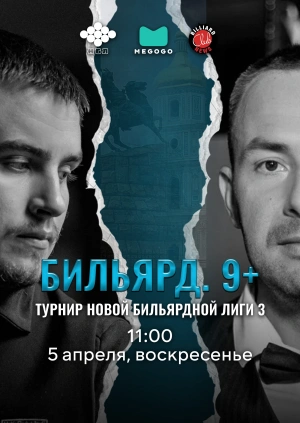 Бильярд. 9+.Турнир Новой бильярдной Лиги 3