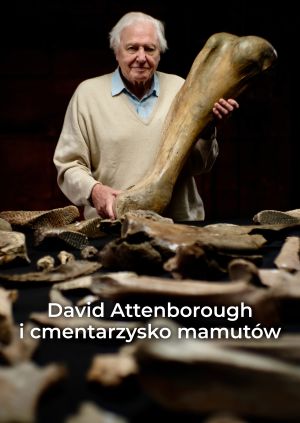 David Attenborough i cmentarzysko mamutów — plakat