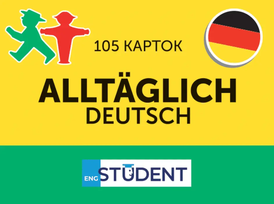 Обкладника "Картки для вивчення - Alltäglich Deutsch" Обкладинка "Картки для вивчення - Alltäglich Deutsch"