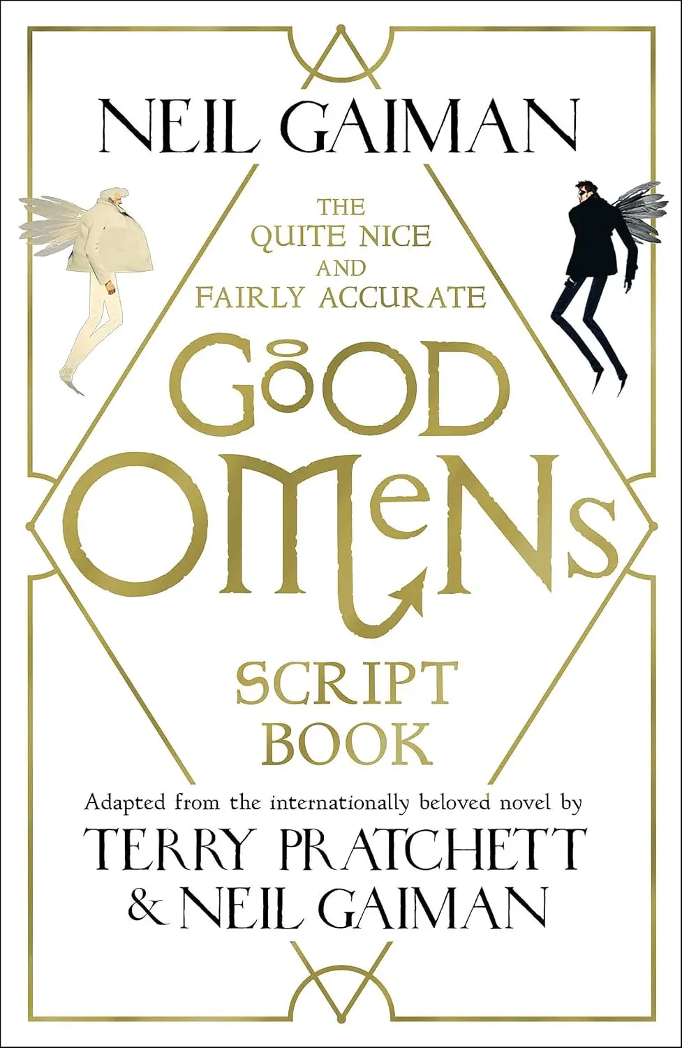 Обкладника "The Quite Nice and Fairly Accurate Good Omens Script Book" Обкладинка "The Quite Nice and Fairly Accurate Good Omens Script Book"