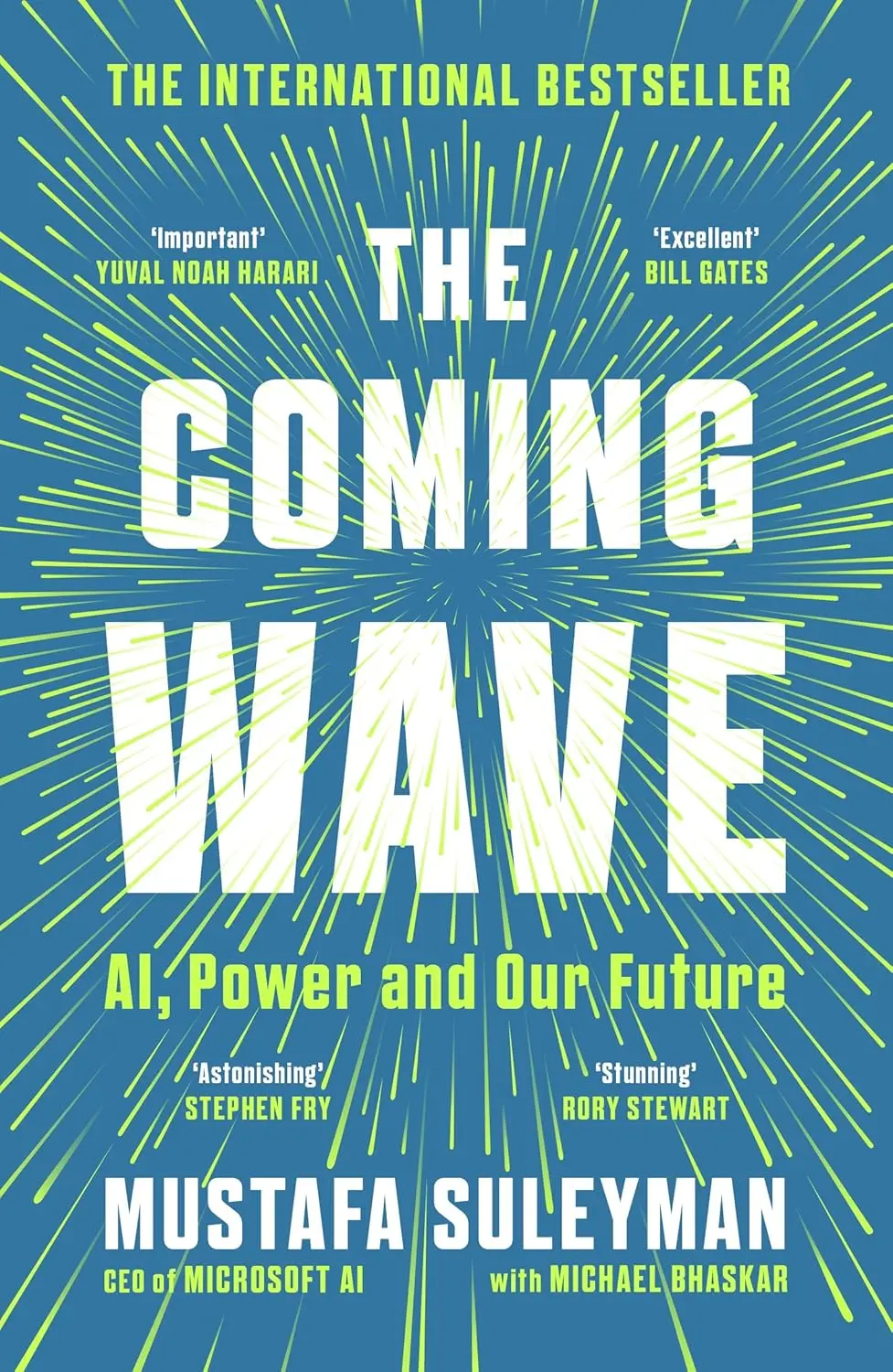 Обкладника "The Coming Wave: AI, Power and Our Future" Обкладинка "The Coming Wave: AI, Power and Our Future"