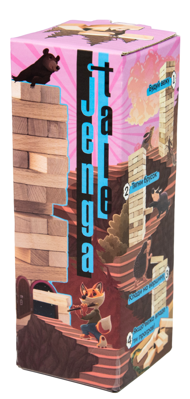 Настільна гра "Jenga Tale 48 брусків"