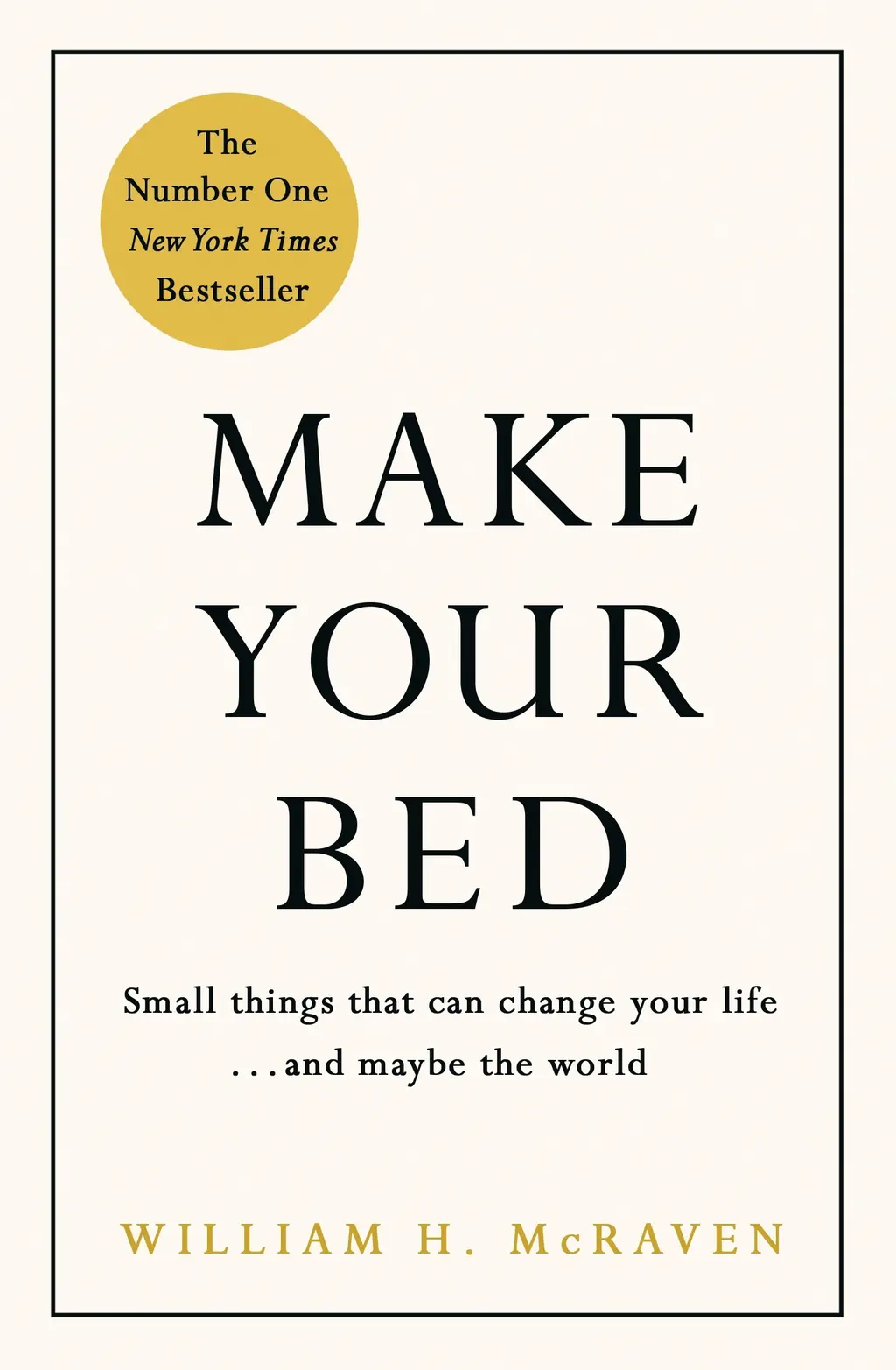 Обкладинка "Make Your Bed"