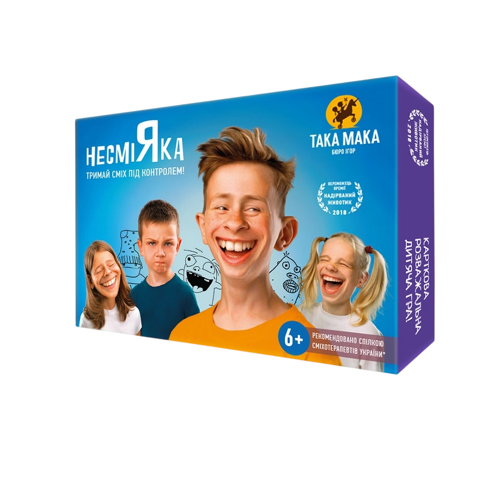 Гра настільна «Несміяка 6+»