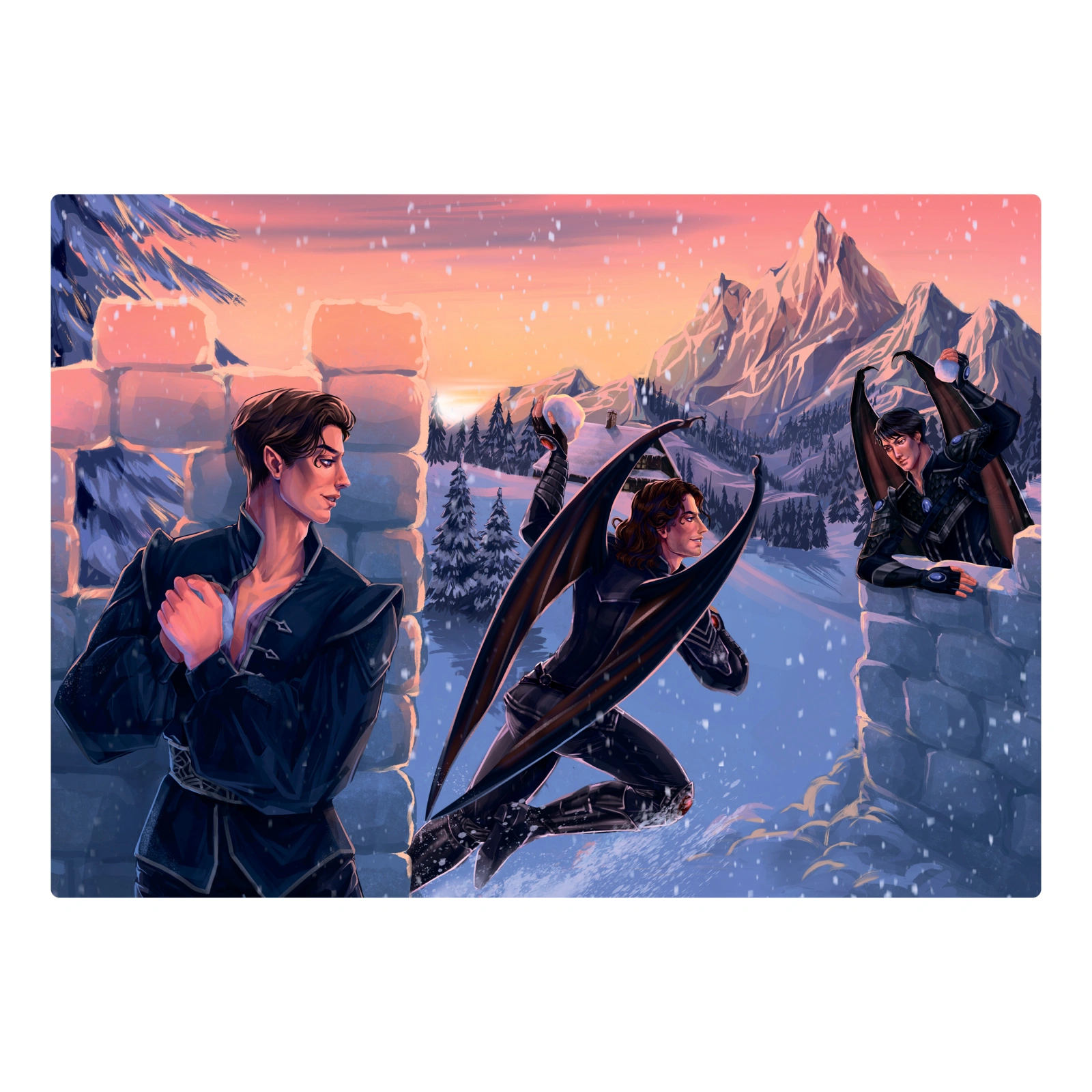 Листівка «Двір холоду і зоряного сяйва»