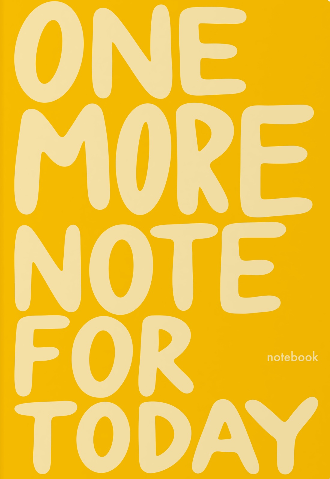 Блокнот "One more note"