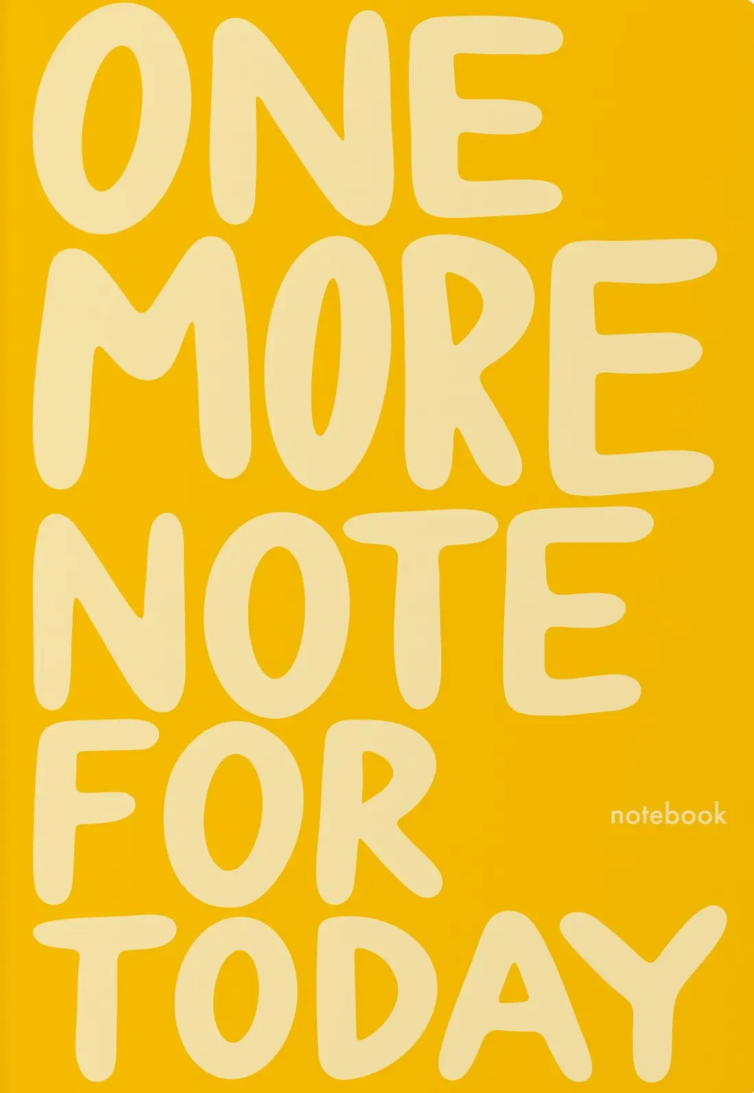 Блокнот «One more note»