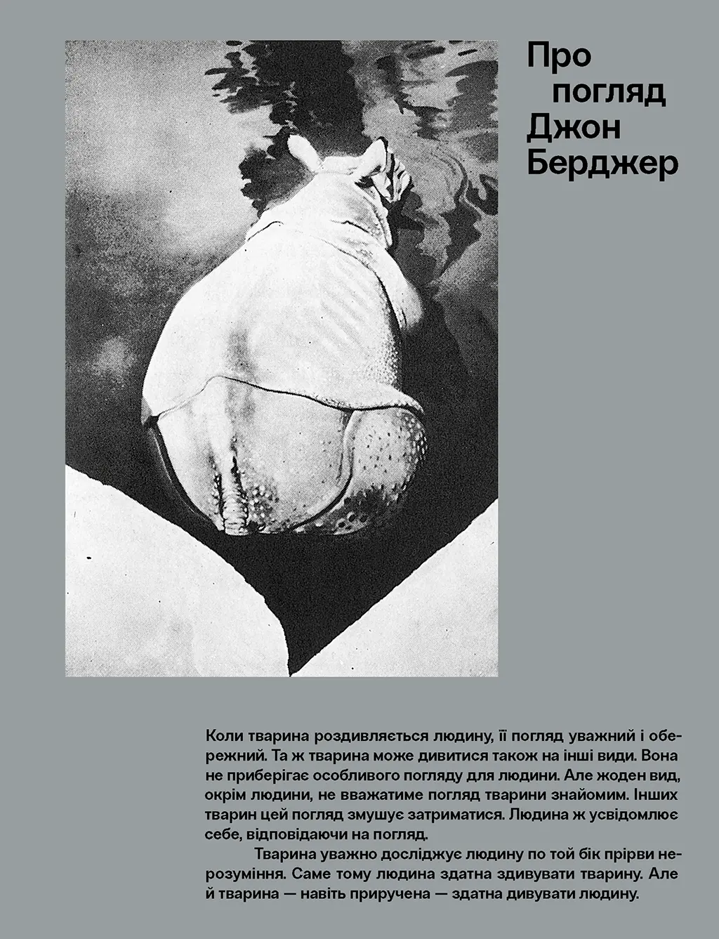 Обкладинка "Про погляд"
