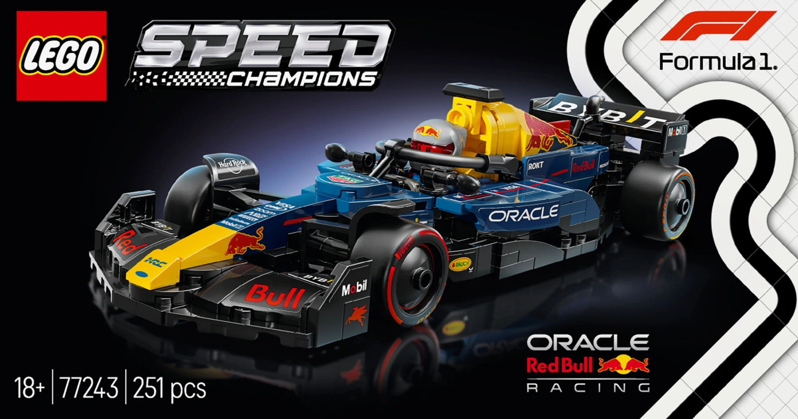Конструктор LEGO Автомобіль для перегонів F1® Oracle Red Bull Racing RB20