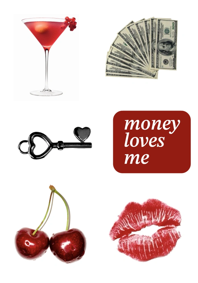 Стікерпак 3Д «Money loves me»