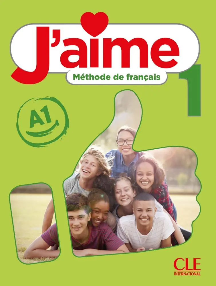Обкладника "J'aime 1 (A1). Livre de l'élève" Обкладинка "J'aime 1 (A1). Livre de l'élève"