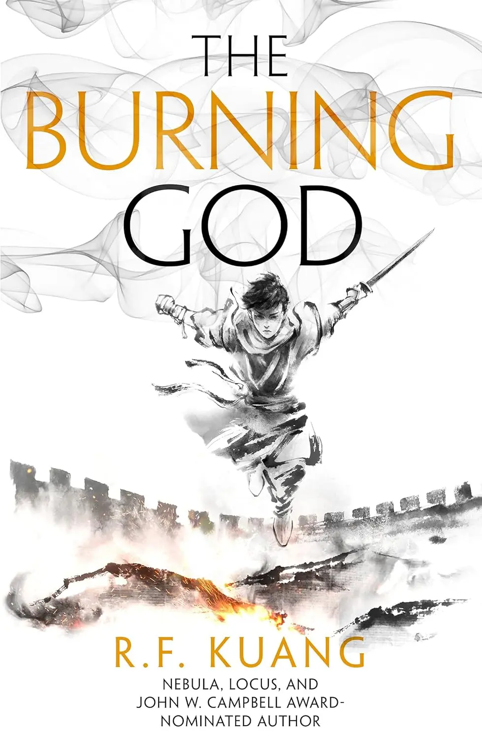 Обкладинка "The Burning God"