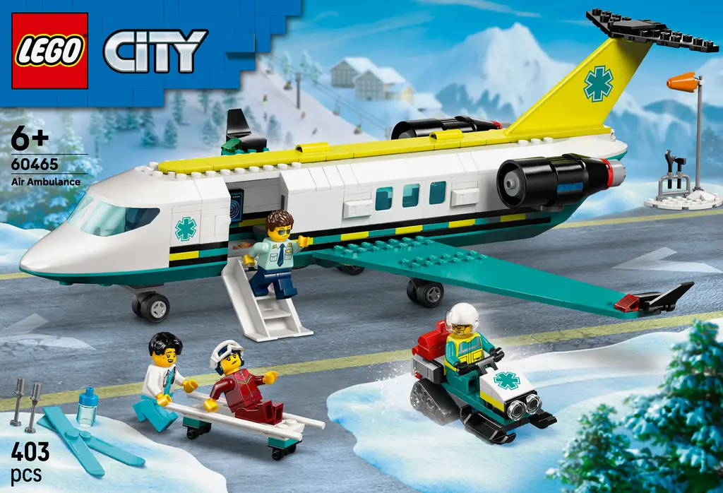 Обкладинка "Конструктор LEGO Літак швидкої медичної допомоги"