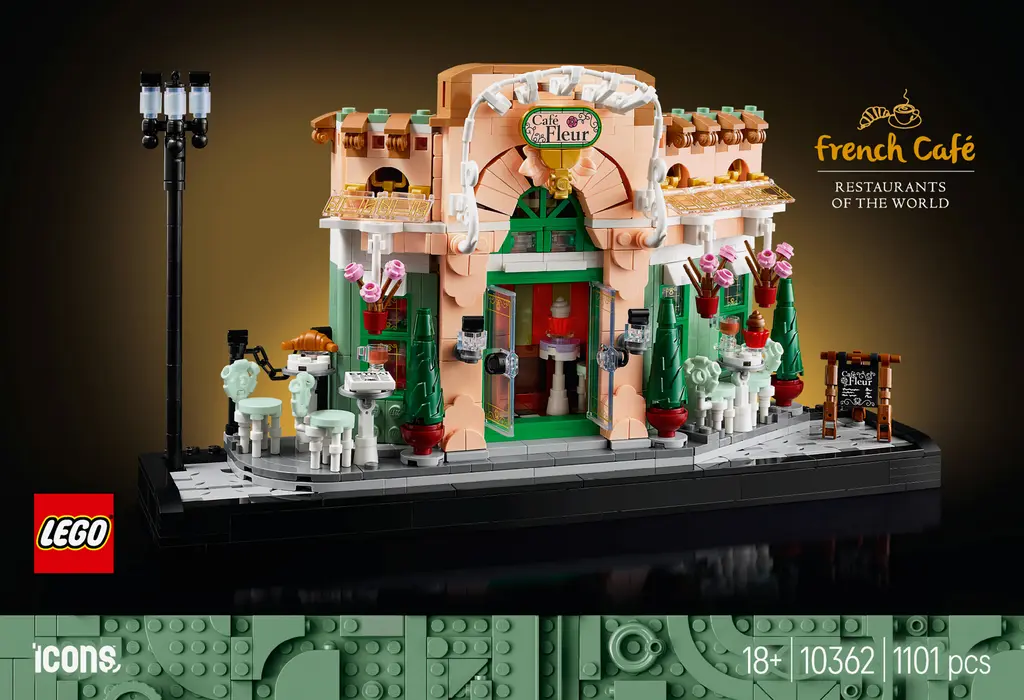 Обкладника "Конструктор LEGO Французька кав'ярня" Обкладинка "Конструктор LEGO Французька кав'ярня"