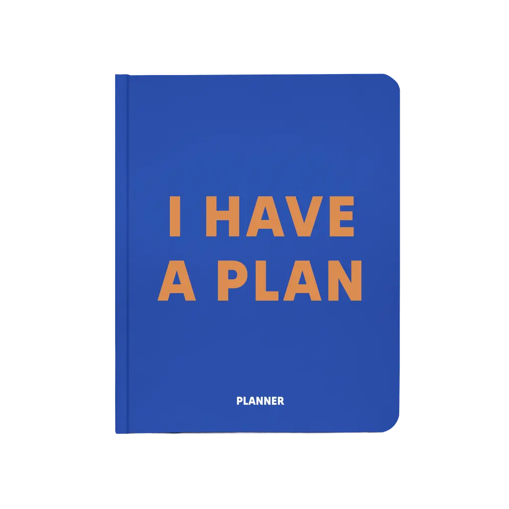 Обкладинка "Блокнот для планування "I HAVE A PLAN" синій"