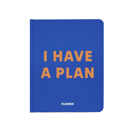 Блокнот для планування "I HAVE A PLAN" синій