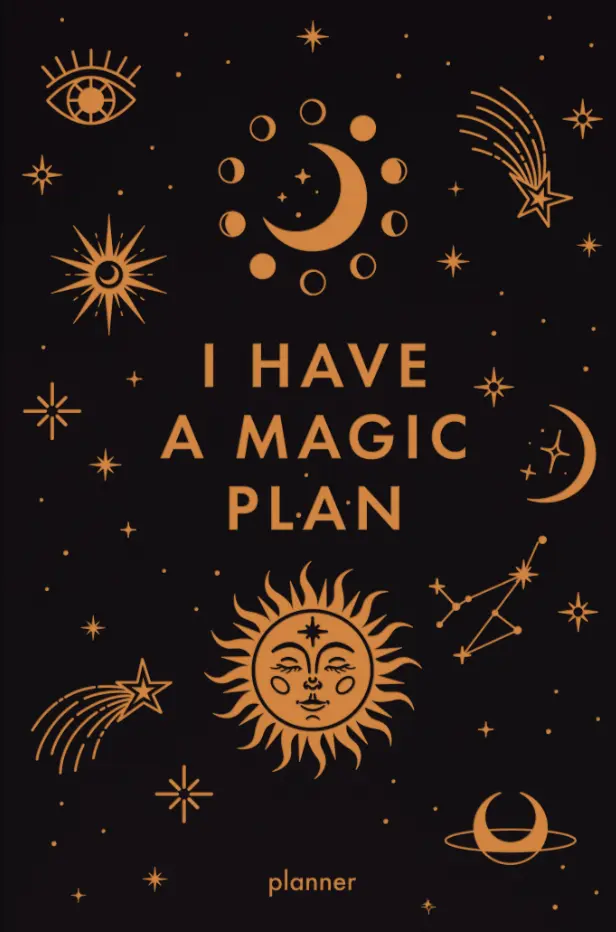 Обкладинка "Блокнот для планування «I HAVE A MAGIC PLAN mini» чорний"