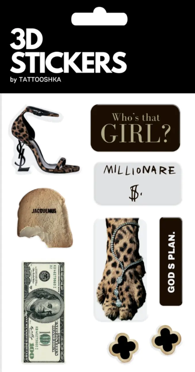 3D стікери «Leopard Edition»