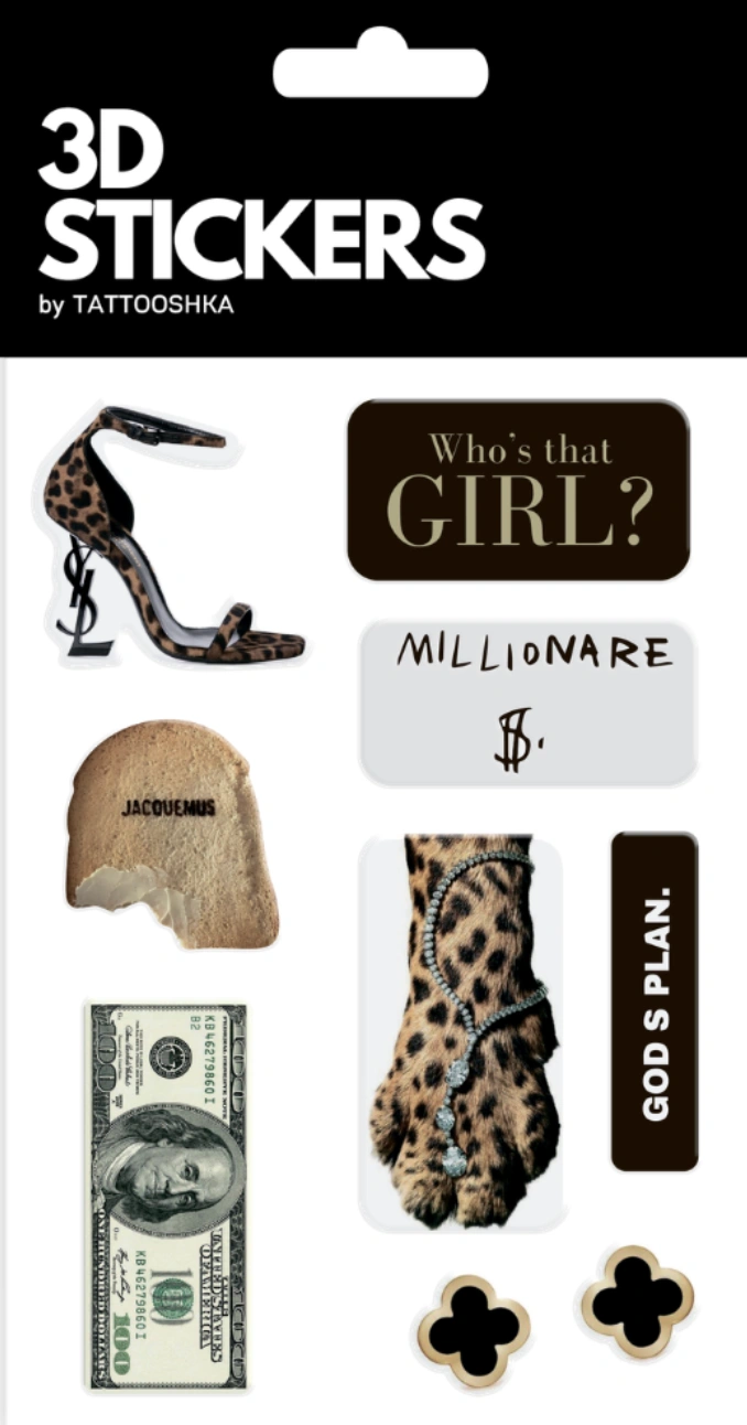 3D стікери «Leopard Edition»