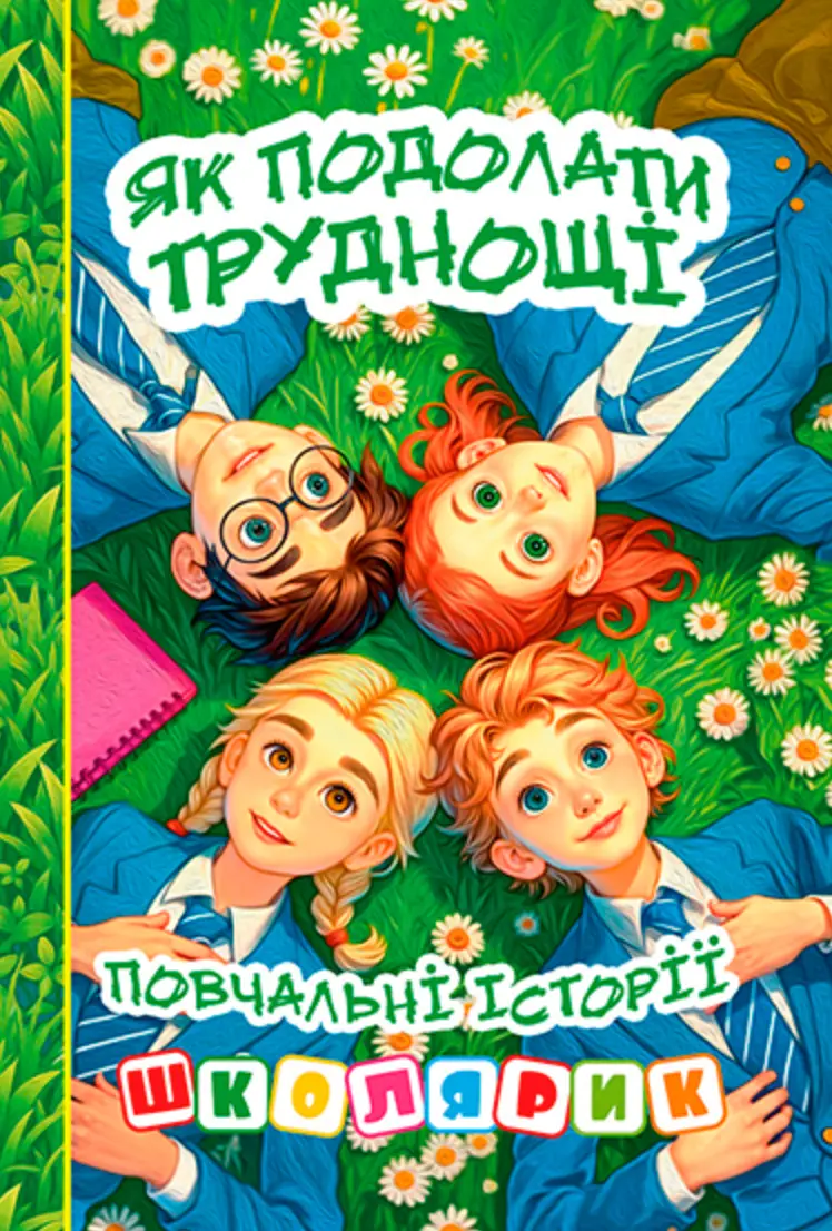 Обкладинка "Школярик. Як подолати труднощі. Зелена"