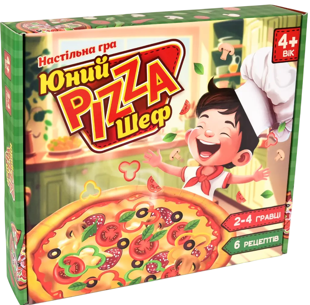 Обкладинка "Настільна гра «Юний Pizza Шеф»"