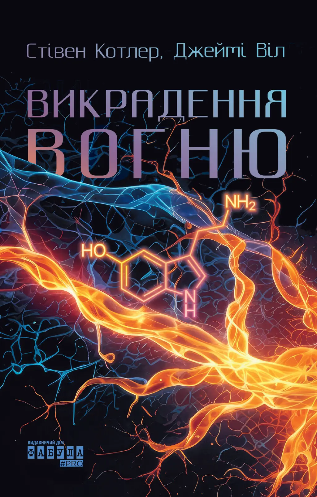 Обкладника "Викрадення вогню. Як Кремнієва долина, «морські котики» та вчені-новатори революціонізують наш спосіб життя та праці" Обкладинка "Викрадення вогню. Як Кремнієва долина, «морські котики» та вчені-новатори революціонізують наш спосіб життя та праці"