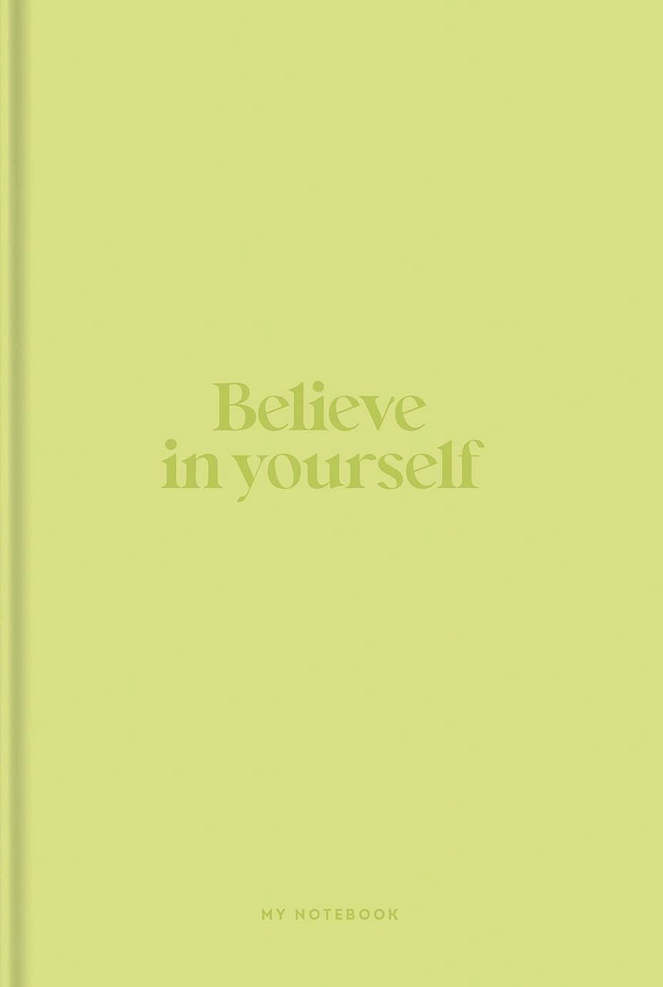 Обкладинка "Зошит в інтегральній палітурці «Believe in yourself» у клітинку"