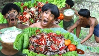 Ultimate Rainforest Survival Guide: Spicy Steam Octopus Recipe & Delicious Cooking Adventure!