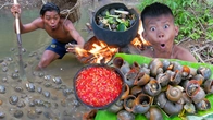 Primitive Technology: Delicious Steamed Snails