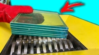 EXPERIMENT: SHREDDER vs BULLETPROOF GLASS