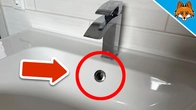 Cleaning the Sink overflow(Quick & Easy)