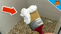 Spray Shaving Foam on the Paintbrush and WATCH WHAT HAPPENS(Ingenious Trick)