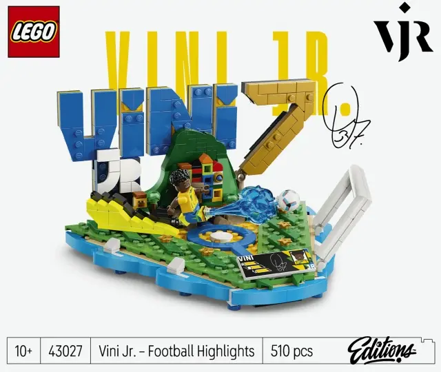 Конструктор LEGO Editions Вінісіус Жуніор - найкращі моменти футбольних матчів