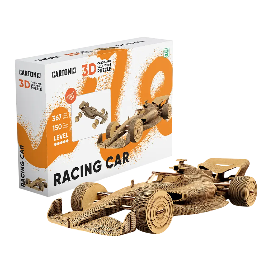 Обкладинка "Картонний конструктор «Cartonic 3D Puzzle RACING CAR»"