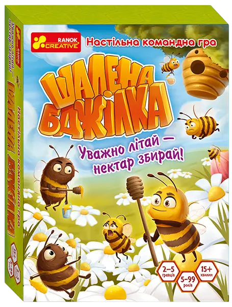 Обкладинка "Настільна гра «Шалена бджілка»"
