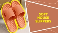 Soft house slippers