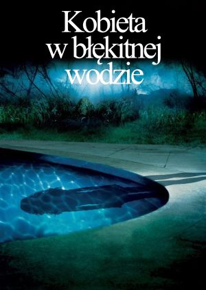 Kobieta w błękitnej wodzie — plakat