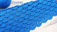 Роскошный узор «Ракушки» всего из 2 рядов! С эффектом волныHow to Crochet the Shell Stitch