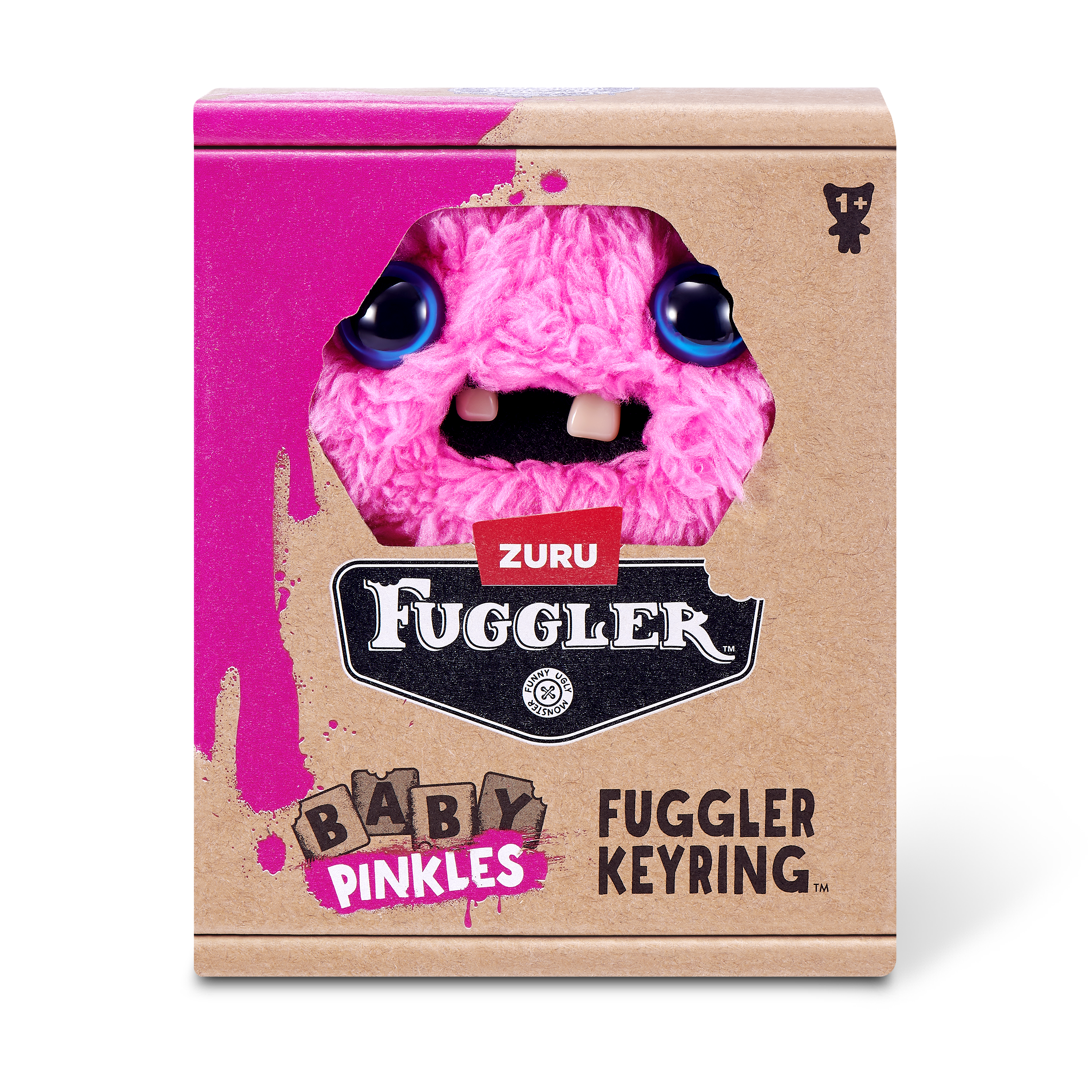 М'яка іграшка-брелок Fuggler Рожевий Летунчик