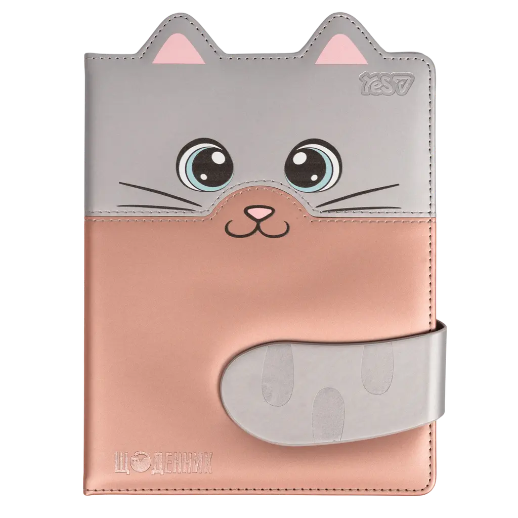 Обкладинка "Щоденник шкільний Yes Cat Tail PU 40 аркушів"