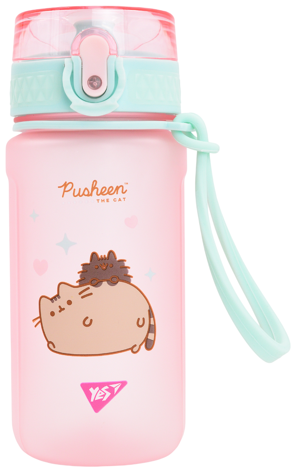 Пляшка для води Yes Pusheen 500 мл, рожева