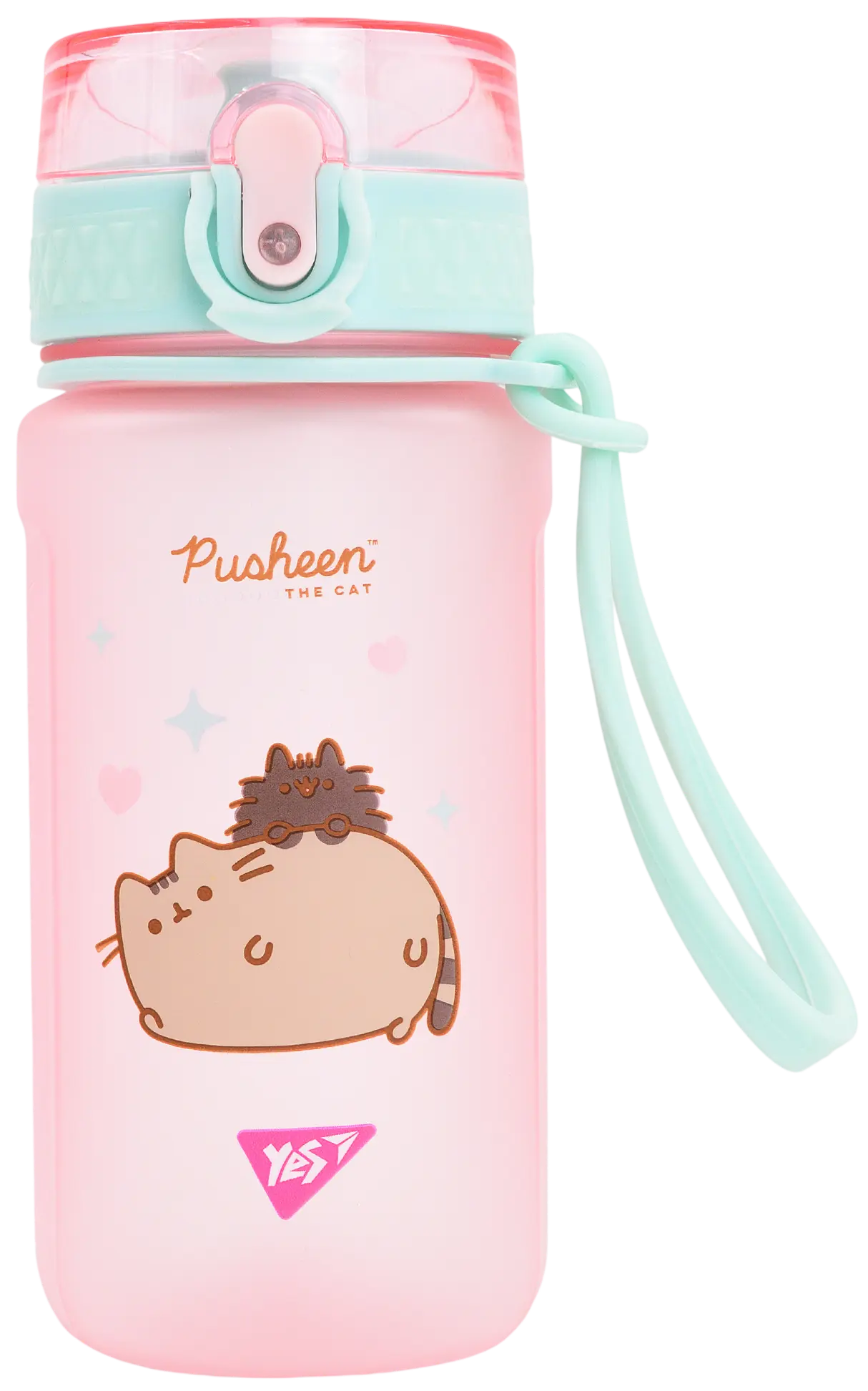 Пляшка для води Yes Pusheen 500 мл, рожева